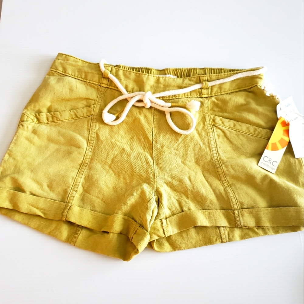 NEW C.C Green Cargo Shorts Relaxed Fit